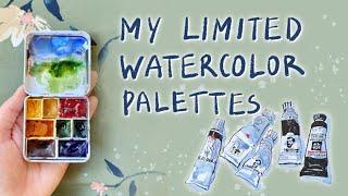 MY LIMITED WATERCOLOR PALETTES (part 2)