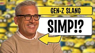 Steve Carell Learns Gen Z Slang Words  Despicable Me 4 Interview