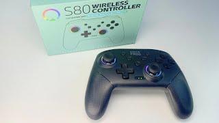 Data Frog S80 Wireless Controller: Nintendo Switch, PC, Smartphone