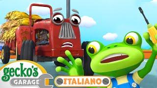 Il trattore ha bisogno di aiuto!  | Cartoni animati | Garage di Gecko italiano｜Cartoni di macchine