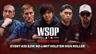 Brad Owen, Erik Seidel & Masato Yokosawa at WSOP $25K High Roller!