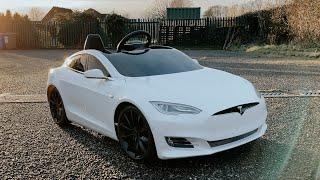 Tesla Model S for Kids Review | Radio Flyer