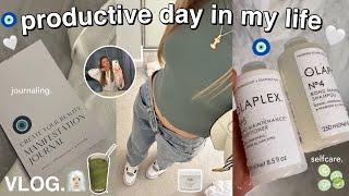 REALISTIC PRODUCTIVE DAY IN MY LIFE | journaling, selfcare and grwm