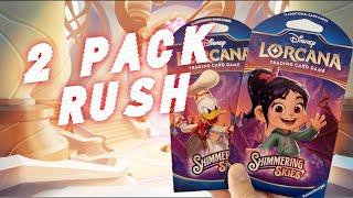 2 Pack Rush  Lorcana Gameplay