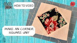 Quilt Technique - Corner Square