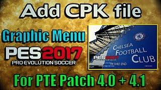 [PES 2017] Graphic Menus | Add CPK for PTE Patch 4.0