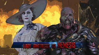 RESIDENT EVIL: Lady Dimitrescu vs Nemesis (ProWrestlingMods)