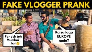 FAKE VLOGGER PRANK WITH STRANGERS| ULTIMATE REACTIONS! | BECAUSE WHY NOT