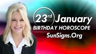 January 23 Zodiac Horoscope Birthday Personality - Aquarius - Part 1