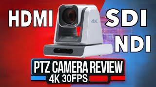 4K PTZ Camera with NDI HDMI SDI for FLAWLESS Live Streaming