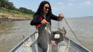 I FISHED AND HAD A DELICIOUS LUNCH ON THE BANK OF THE SOLIMÕES RIVER