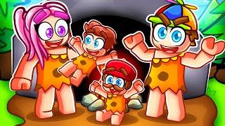 Having A Caveman Family In Roblox!