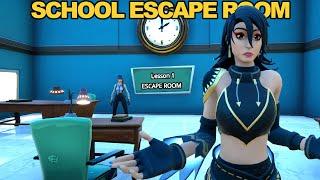 SCHOOL ESCAPE ROOM SOLUTION 8458-6009-4415 - Fortnite