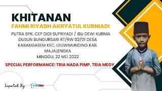 LIVE STREAMING RESEPSI KHITANAN FAHMI RIYADH AKKIFATUL KURNIADI | TRIA NADA | KARANGASEM 22 MEI 2022