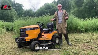 Садовый трактор Cub Cadet косит все подряд. Обзор. Тест-драйв. Почему именно он! Лучший и надежный!