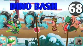 Dino Bash Level 68 Android walk-through Gameplay...!