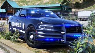 LSPDFR | San Andreas State Trooper | Christmas Tree Charger | #lspdfr #1440 #GTA5Roleplay