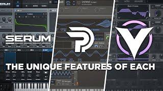 SERUM vs PHASE PLANT vs VITAL - The unique features of each