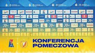 Konferencja prasowa po meczu z Widzewem Łódź