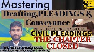 DRAFTING, PLEADINGS & CONVEYANCE Part 7 ! SAMARTHYA IAS & JUDICIARY #llb #law #pleading #drafting