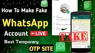  Indian Fake WhatsApp Account  || BEST OTP SITE  || Ekdum Free ||  Fake Unlimited Telegram !!