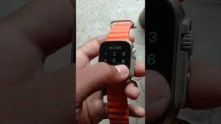 youtube  in t800 ultra smart watch me code #shorts #viral #trending #smartwatch01