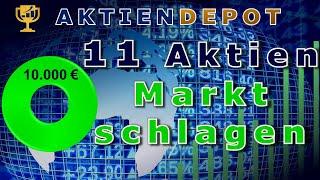 Mit diesen 11 Aktien 2022 den breiten Markt schlagen