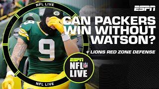 Will the Packers push past the Eagles without Christian Watson?  + Lions' Red Zone ‍ | NFL Live