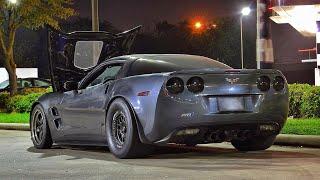 9+ minutes of STREET RACING!!! 1000hp ZR1, Boosted Evo, CTS-V, Mustangs & MORE!