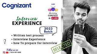 Cognizant latest interview Experience 2023 | Giveaway annouced | TR & HR Interview questions | Genc