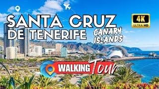 Exploring Santa Cruz de Tenerife [Canary Islands ] | Most Important Attractions in Walking Tour 4K