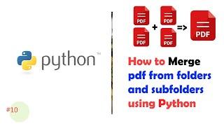 Python : How can merge all the pdfs in a folder and subfolders to a single pdf.