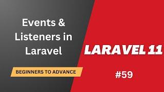 #59 Events and Listeners in Laravel | Hadayat Niazi