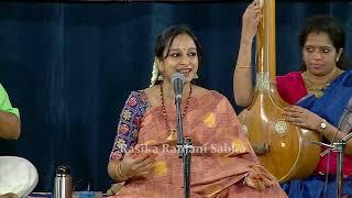 Smt. Aishwarya Mohan  - R R sabha Concerts.