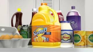 SunnyD Square Bottle TV