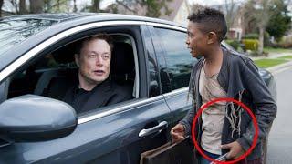 Homeless Boy Helps Elon Musk, Next Day He Gets The SHOCK of His Life!