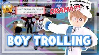 BOY TROLLING CAUSES DRAMA in ROYALE HIGH??