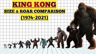 KING KONG Size Comparison | Evolution Of King Kong (1933-2021)