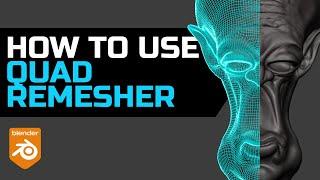 How to use Quad Remesher Blender