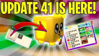  UPDATE 41 IS HERE! NEW BEST SECRET PET IN THE GAME! KING DOGGY!  ROBLOX BUBBLE GUM SIMULATOR! 