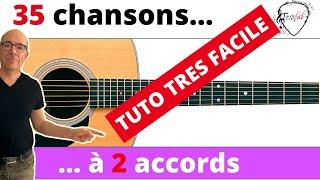 35 chansons faciles sur 2 accords [Tuto guitare Terafab]