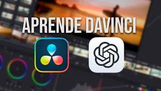  Las 2 Mejores Formas de Aprender DaVinci Resolve: ¿Has probado con ChatGPT?