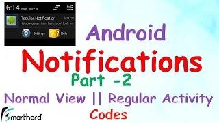 #91 Android Notification Tutorial Part-2 || Normal || BigText Style || BigPicture Style || Inbox