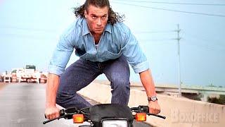 Inseguimento in moto con Jean Claude Van Damme | Senza tregua | Clip in Italiano