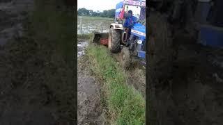 gattu vese machine trail ||MS AGRITECH telugu||Newholland tractor.