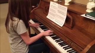 Ava playing "Victor's Piano Solo Corpse Bride"