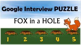 Seemingly IMPOSSIBLE Fox Puzzle || Fox in a Hole || Asked in Google Interview