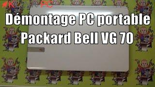 Как разобрать ноутбук Packard Bell VG 70