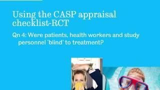 Critical Appraisal with CASP Part 3