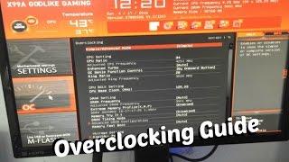 MSI X99A Godlike Gaming Overclocking Guide INTEL CORE i7 5820K 6x 3.30GHz up to 4,25GHz Haswell-E